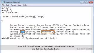 Learn Socket Programming in Java with Example in Hindi