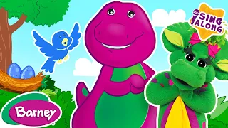 and the green grass grew barney nursery rhymes and kids songs