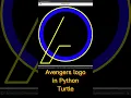 How to draw Avengers logo in Python Turtle Marvel s turtle