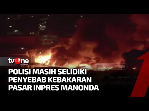 Sisa Rangka Bangunan, Polisi Selidiki Sebab Kebakaran Pasar Inpres