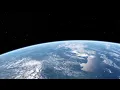 4K 10 hours - Earth from Space & Space Wind Audio - Long Video - relaxing, meditation, nature
