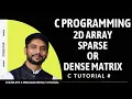 Sparse or Dense Matrix C Programming