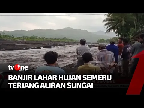 Banjir Terjang Sungai Besuk Cangkah, Lumajang