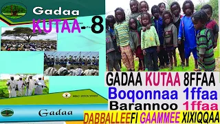 Gadaa Kutaa 8ffaa Boqonnaa 1ffaa Barannoo 1ffaa DABBALLEEFI GAAMMEE XIXIQQAA 