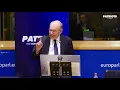 John Mearsheimer addresses the European Parliament on the topic of \