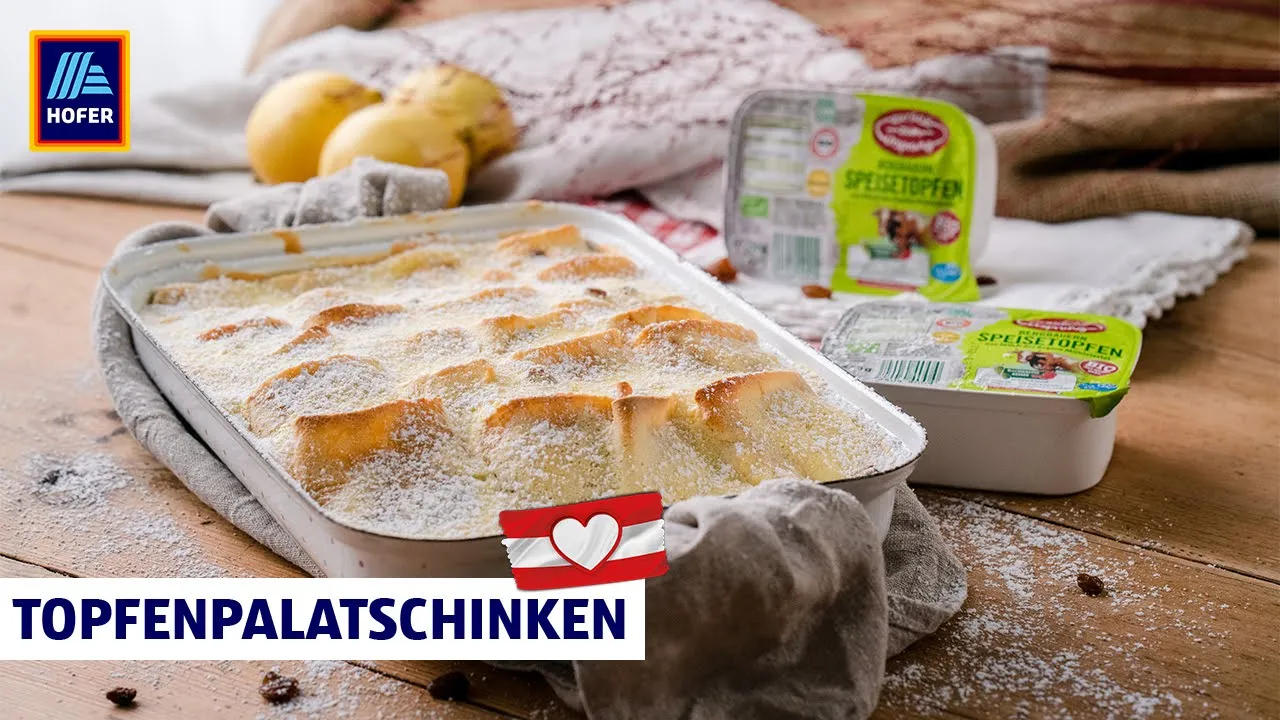 Überbackene Pfannkuchen mit leckerer Pudding Quark Füllung. Schnell und einfach nachgemacht!. 