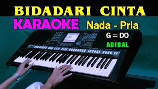 Download BIDADARI CINTA - Adibal | KARAOKE Nada Pria (G=DO) MP3