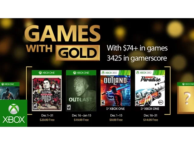 Xbox - December Games with Gold