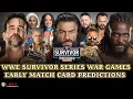 WWE SURVIVOR SERIES WARGAMES 2026 - EARLY MATCH CARD PREDICTIONS