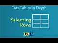 DataTables Module Selecting Rows