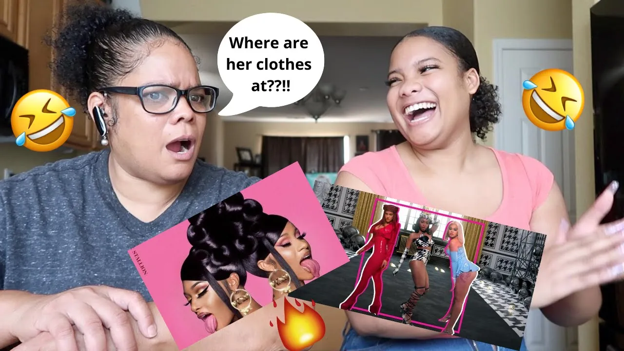 Cardi B - WAP feat. Megan Thee Stallion [Official Music Video] REACTION with MOM!!!!