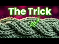 NOBODY BELIEVES this is Crochet Mind-Blowing Seamless Cable Trick