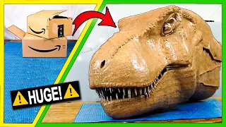 How to make a T-Rex out of CARDBOARD