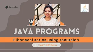 How to print Fibonacci series using recursion in java Java Programs Interview Question