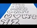 lets draw bubble letters YZ bubble letters alphabet tutorial how draw graffiti bubbles letters