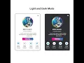 Light Dark Mode Profile Card in Html css js UI Profile Card Design profile Card