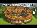 Minecraft How to Build the Ultimate Survival House Tutorial