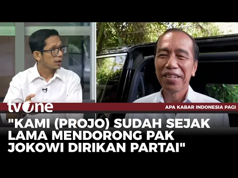 Jokowi Ingin Buat Partai Super TBK, Waketum Projo Beri Penjelasan