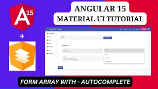 Form Array examples using json-server material UI autocomplete in reactive forms - form array