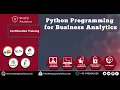 Python Comprehension Pandas Numpy StepUp Analytics