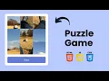 Create Image Puzzle Game using HTML CSS JavaScript