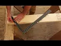 How to Layout a Common Rafter Framing Square