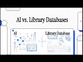 AI vs Library Databases from Pardee Library