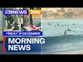 Lagu Seven arrested over 'possible violent act'; Paddle-out for Bondi victims | 9 News Australia