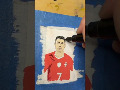 I made the 7 into Ronaldo!! 🖌️