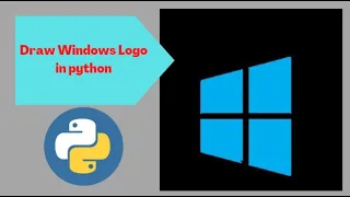 How to Draw Windows Logo in python