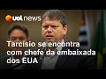 Download Lagu Tarcísio se encontra com chefe da embaixada dos EUA em meio a tarifaço de Trump