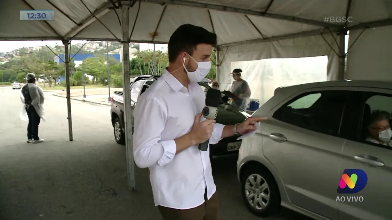 Vacinação: Florianópolis tem quatro pontos de vacinação Drive-Thru para idosos
