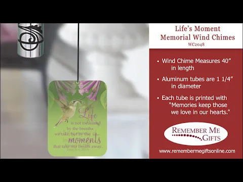 Life's Moment Memorial Wind Chime WC2048