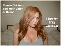 How To Get Your Best At Home Hair Color My Strawberry Blonde Formula Grey Coverage Tips