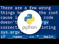 How to run a Python file with boolean arguments