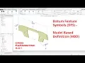 Creo Parametric - Datum Feature Symbols
