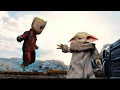 Download Lagu Baby Yoda meets Baby Groot