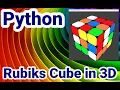 Python Tutorial Rubiks Cube in 3D
