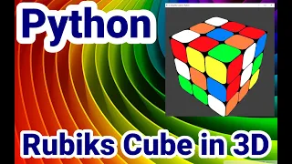 Python Tutorial Rubiks Cube in 3D