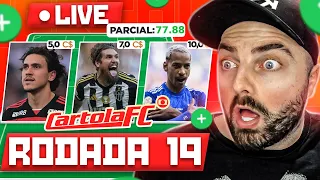 🟢 LIVE CARTOLA FC RODADA #19 - VAI POUPAR?