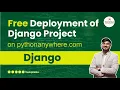 Free deployment of django project free web hosting of django project