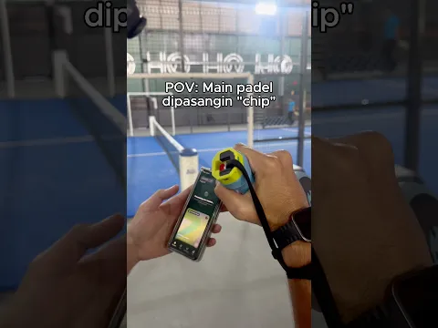 Biar performa main padel ketrack, coba pasangin chip ini #CekDuludiBlibli