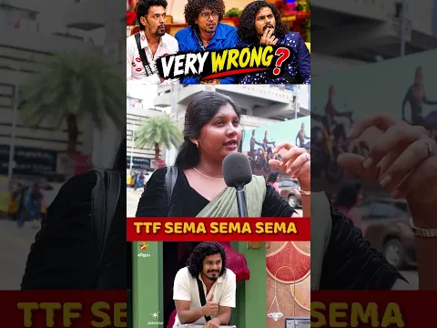 TTF SEMA SEMA SEMA 🔥✨#biggbosstamil #ttfvasan #vijaysethupathi #vijaytvpromo #jason #tvshow