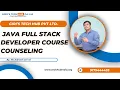 Java Full Stack Developer Course Counseling