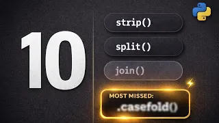 Stop Using Python Strings Wrong 10 Functions You Need Now
