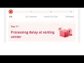 Processing Delay At Sorting Center Meaning On AliExpress