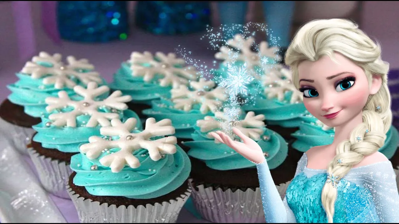 BOLO FROZEN DE CUPCAKE
