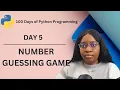 Number Guessing Game 100 Days of Python Programming Day-05