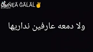 ولا سكه عارفين نمشيها       شمس تعبان دندنها