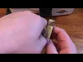 1 Minute Overview Case Trapper in Tru Sharp with Yellow Synthetic Handle